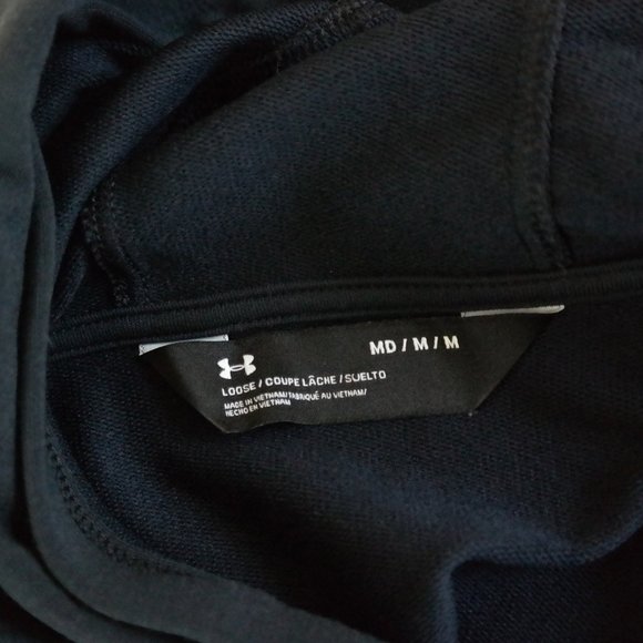 Under Armour Vest Athletic-Hoodies, Black, Size M - Picture 3 of 5